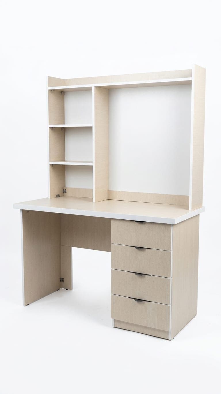 مكتب دراسة مع رف علوي